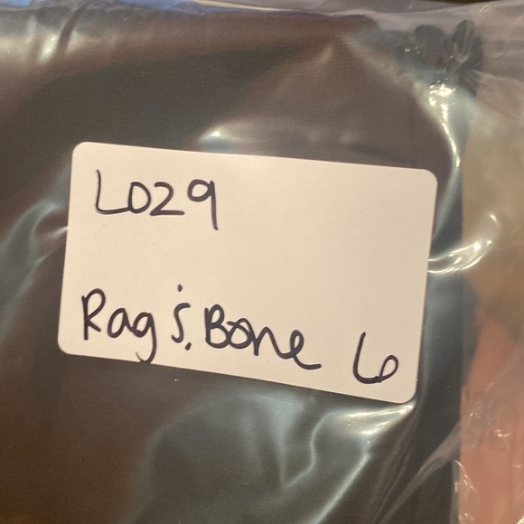 Rag & Bone Trousers Black Side Zip Size 6 Front zipper Pockets - Picture 7 of 7